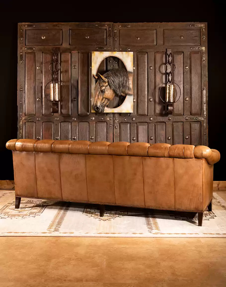 Avondale Leather Chesterfield Sofa