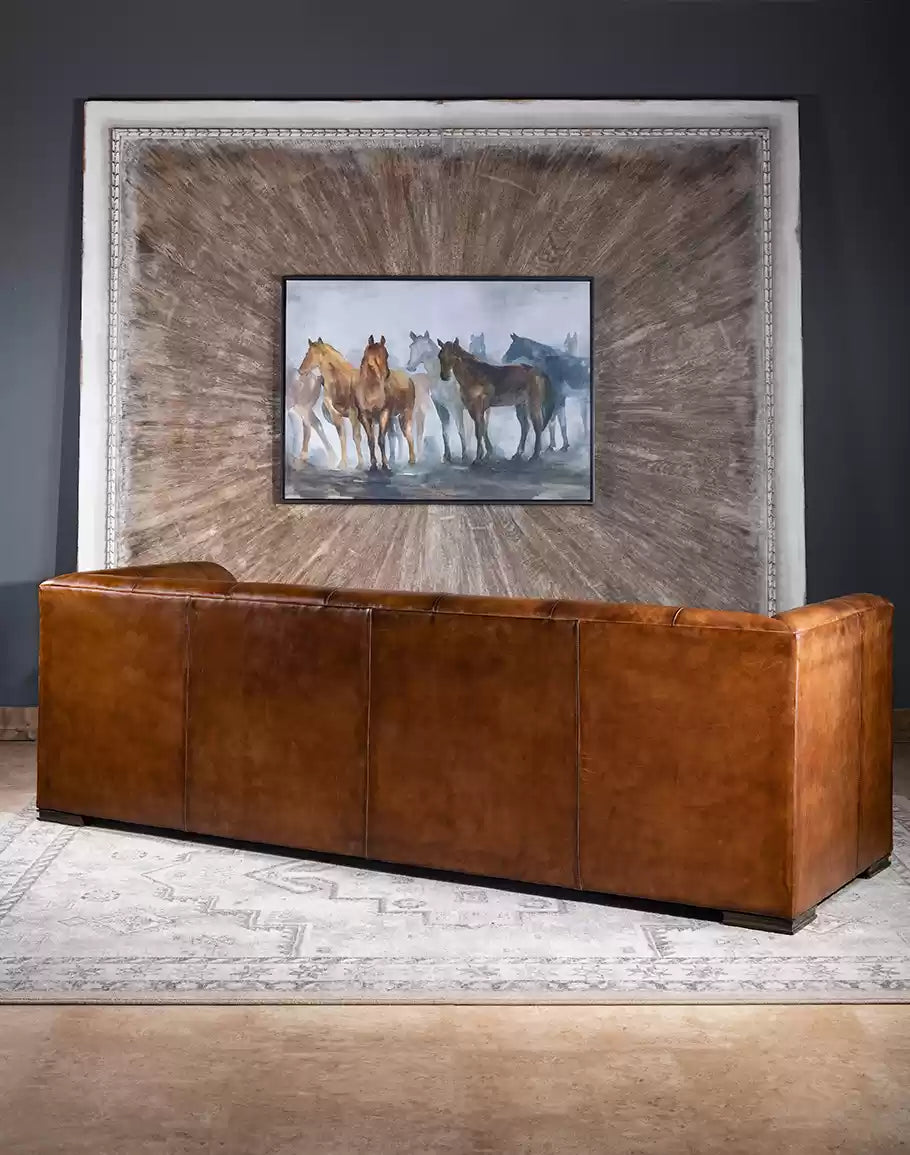 Baccarat Leather Sofa