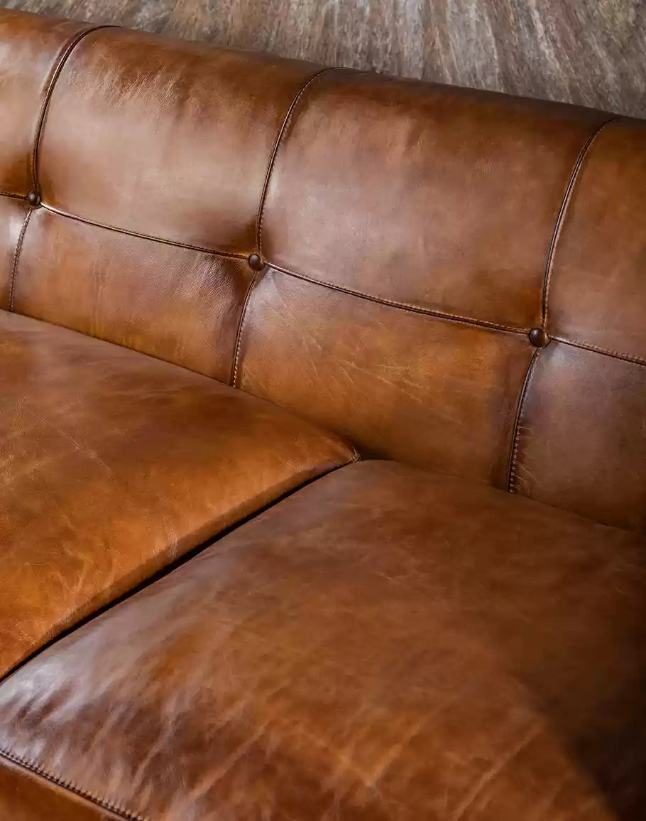 Baccarat Leather Sofa