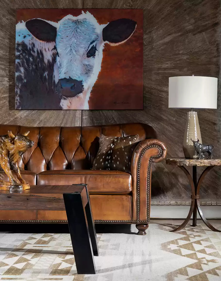 Bowie Leather Loveseat