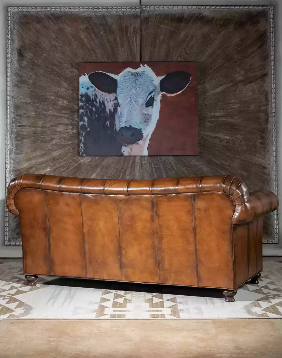 Bowie Leather Loveseat