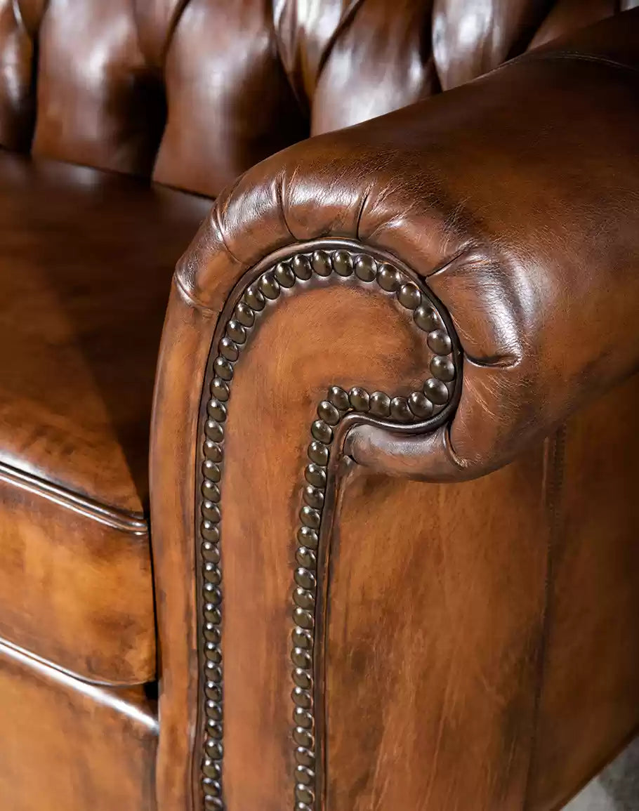 Bowie Leather Loveseat