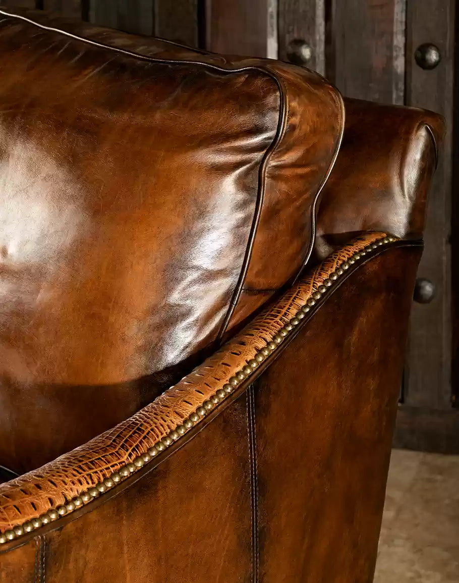 Calexico Leather Sofa