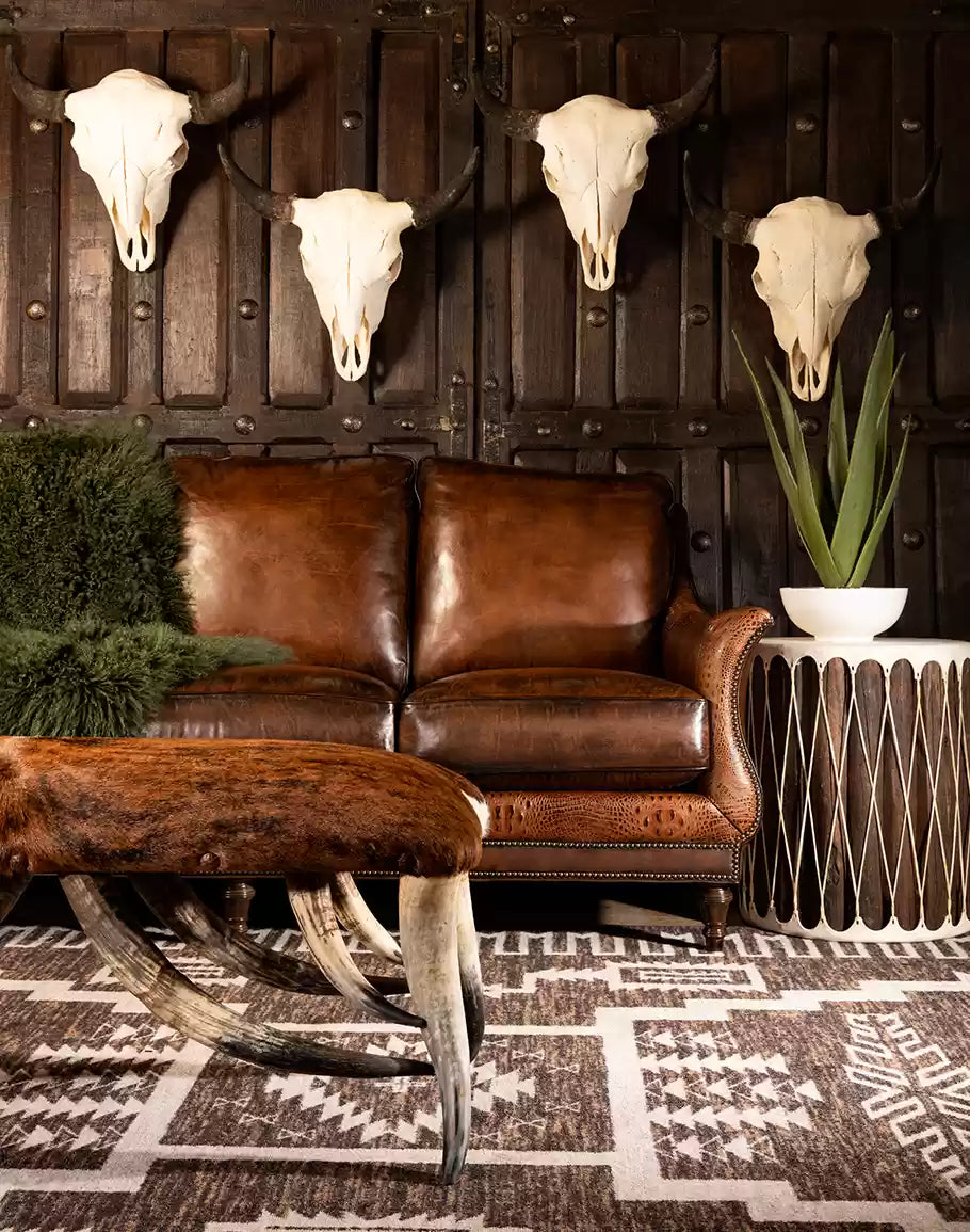 Calexico Leather Sofa