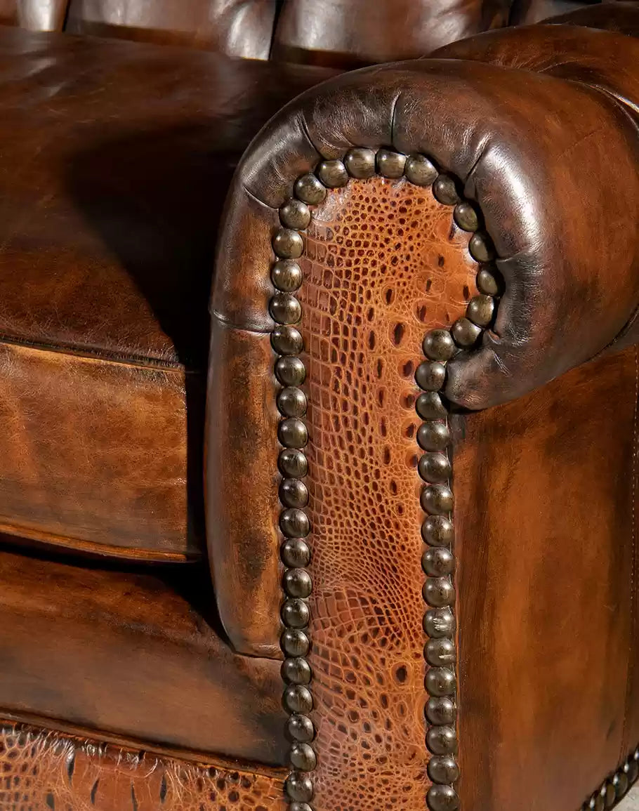 Colchester Leather Sofa