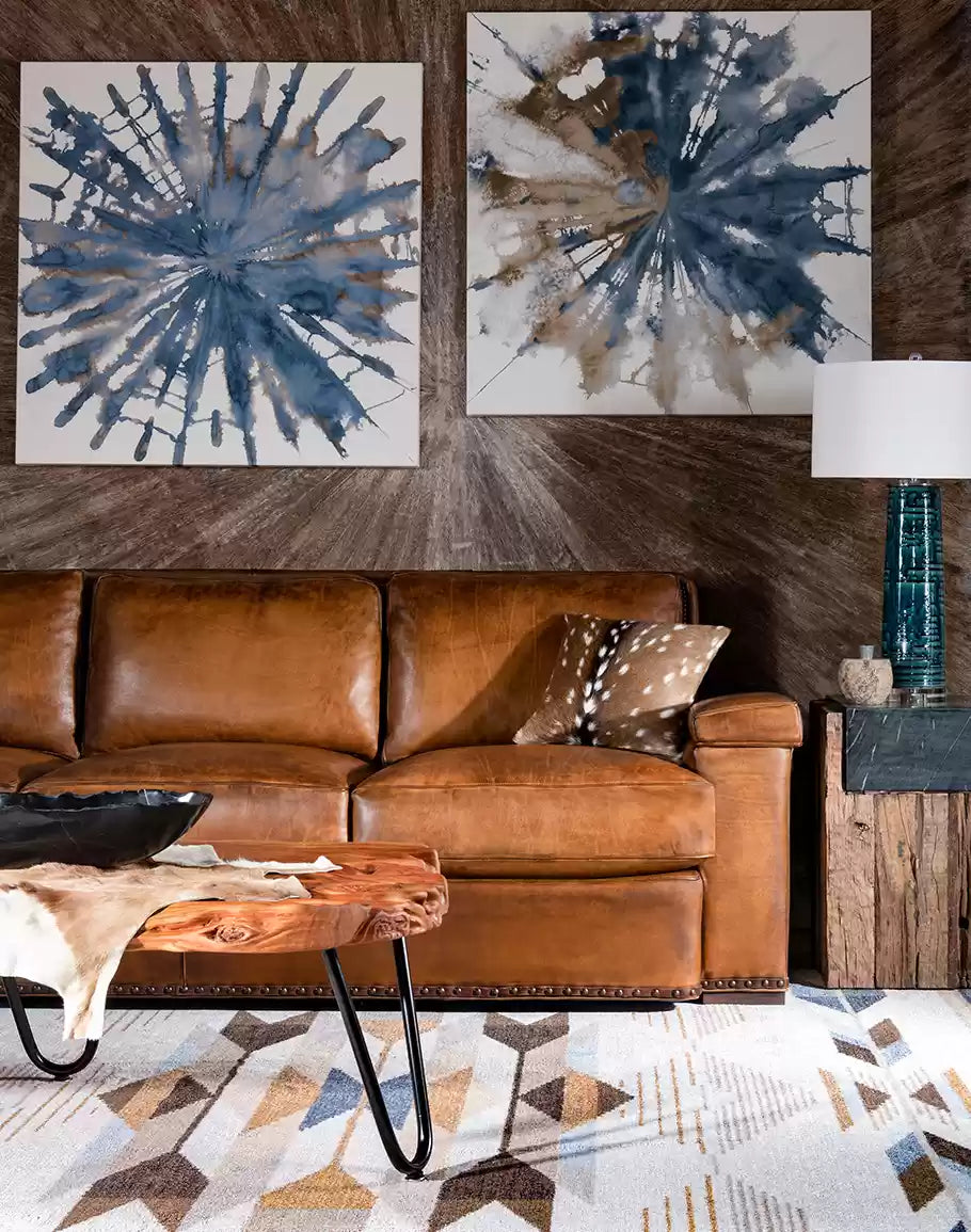 Emerson Bark Leather Sofa