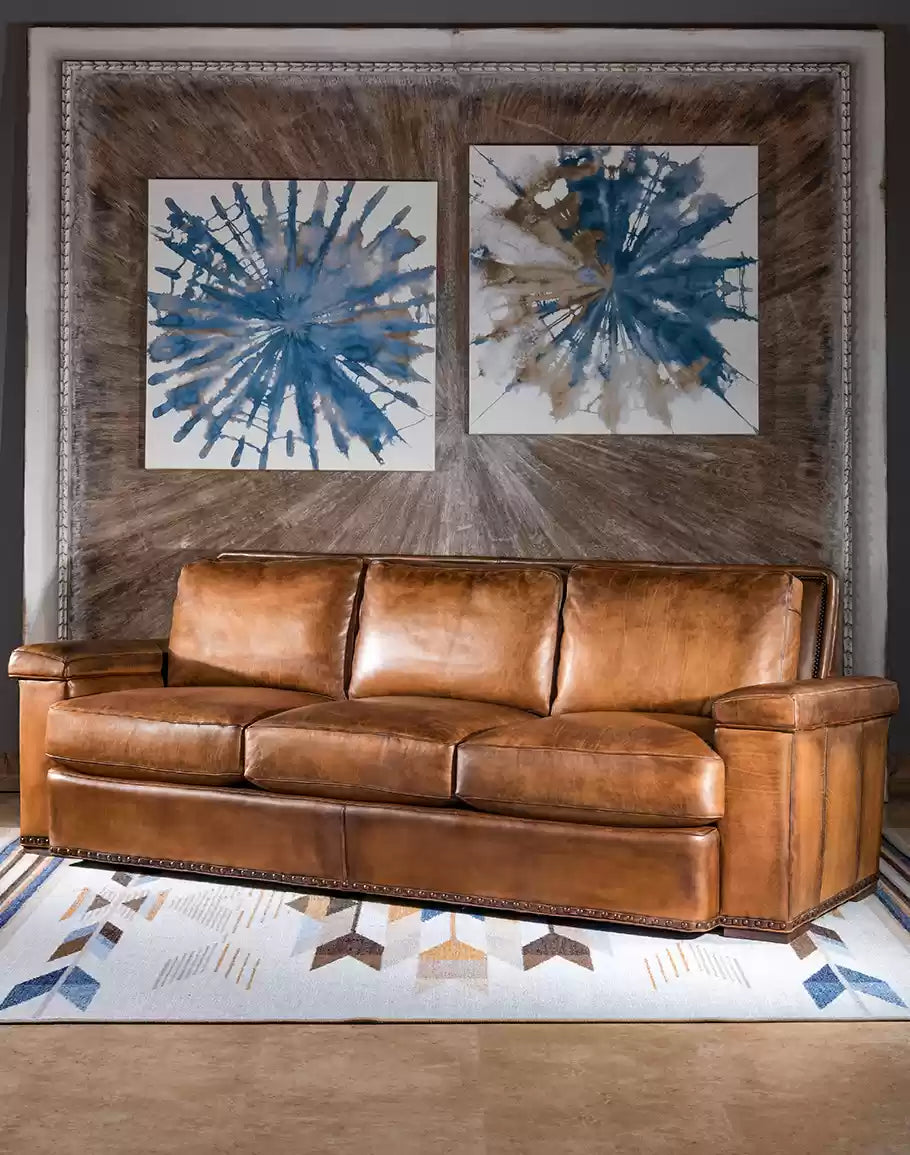 Emerson Bark Leather Sofa