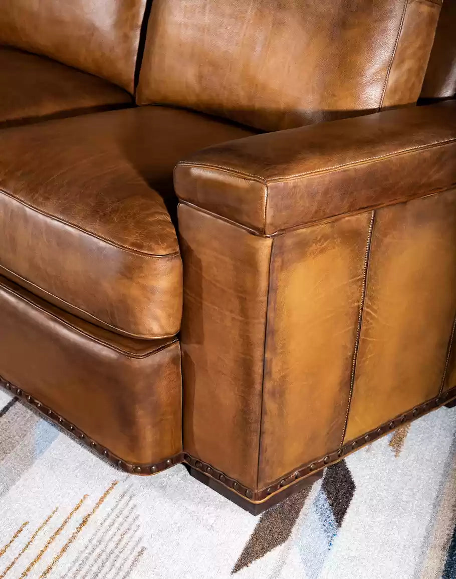 Emerson Bark Leather Sofa