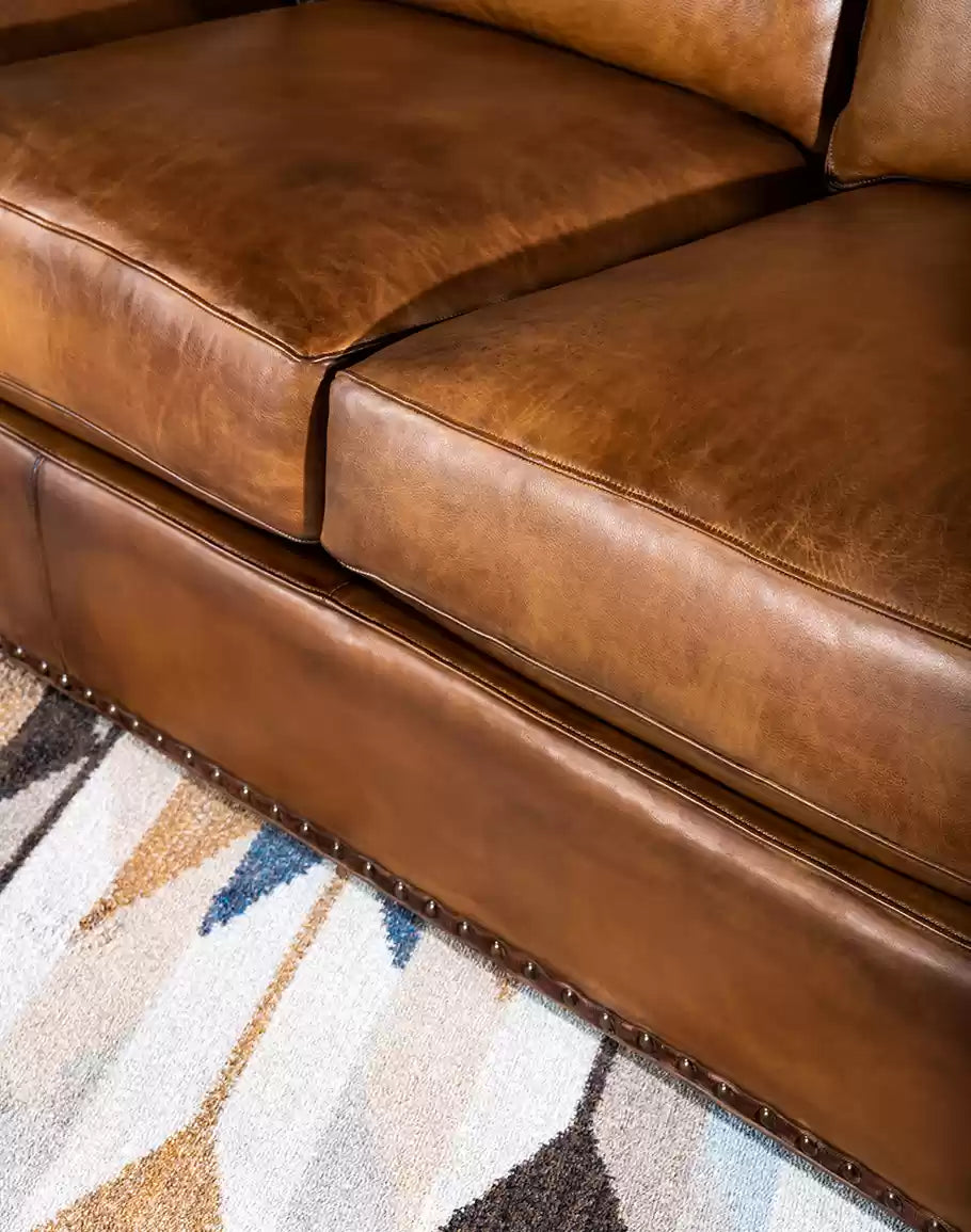 Emerson Bark Leather Sofa