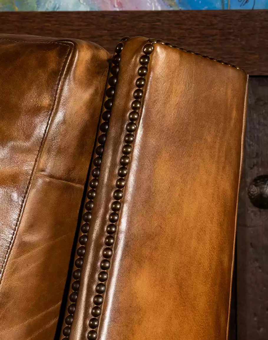 Ghent Saddle Leather Recliner