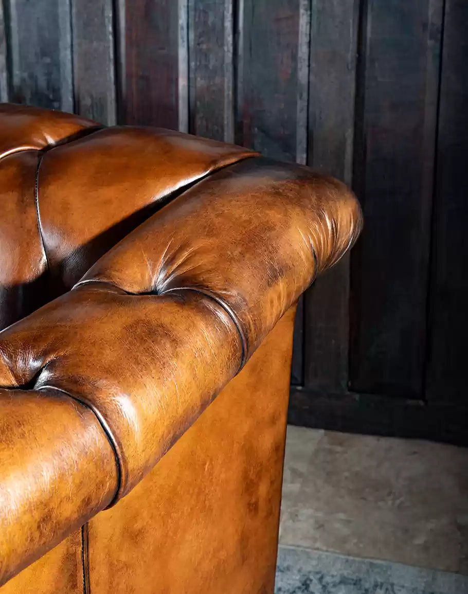 Lockwood Leather Chesterfield Sofa