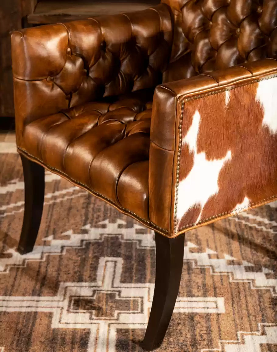 Reno Tufted Leather Chair