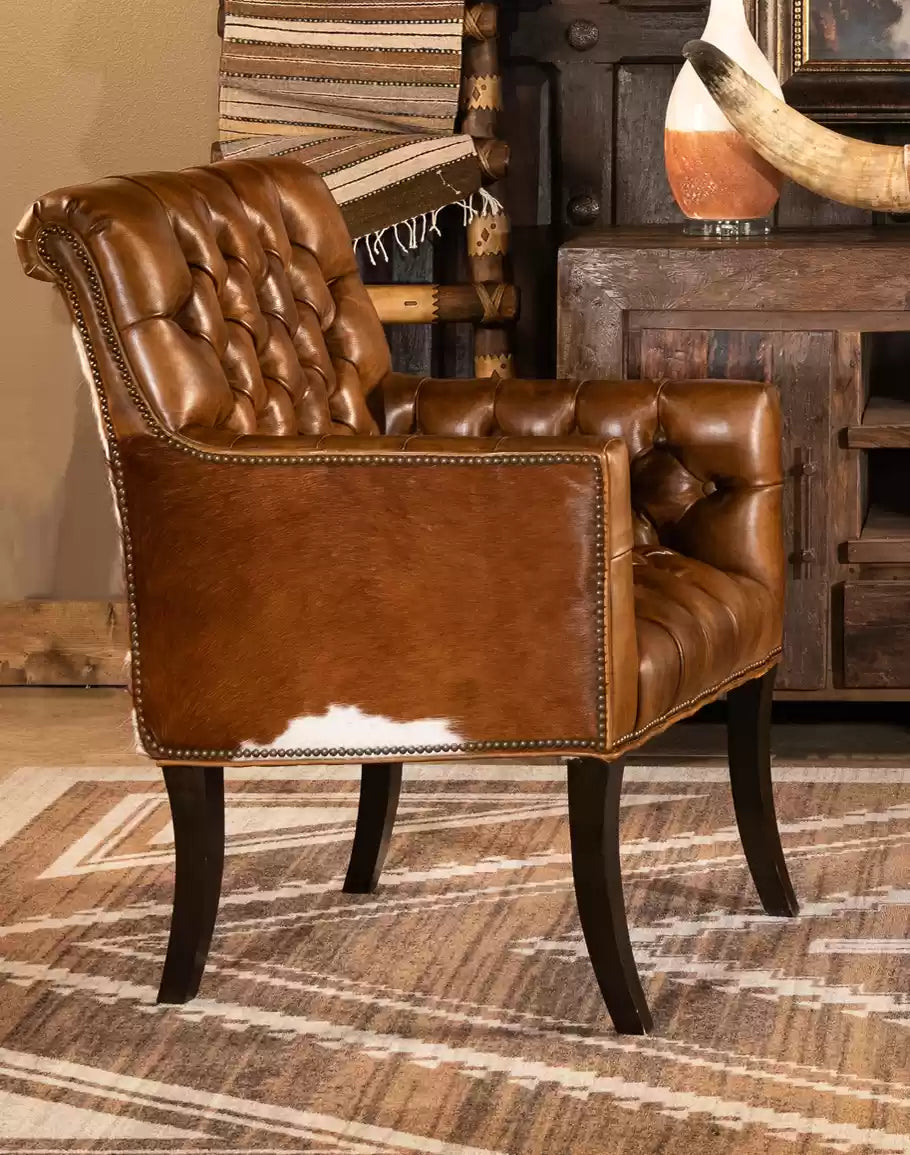Reno Tufted Leather Chair