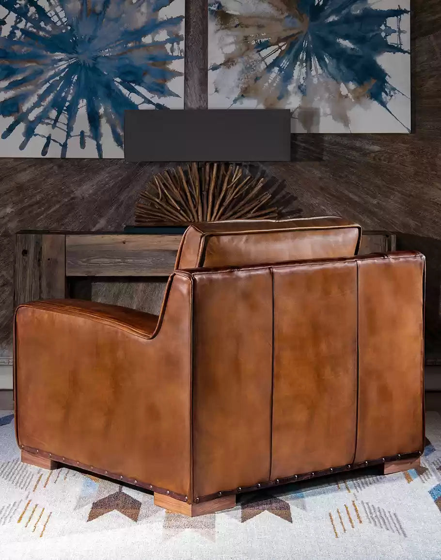 Rugby Leather Chair
