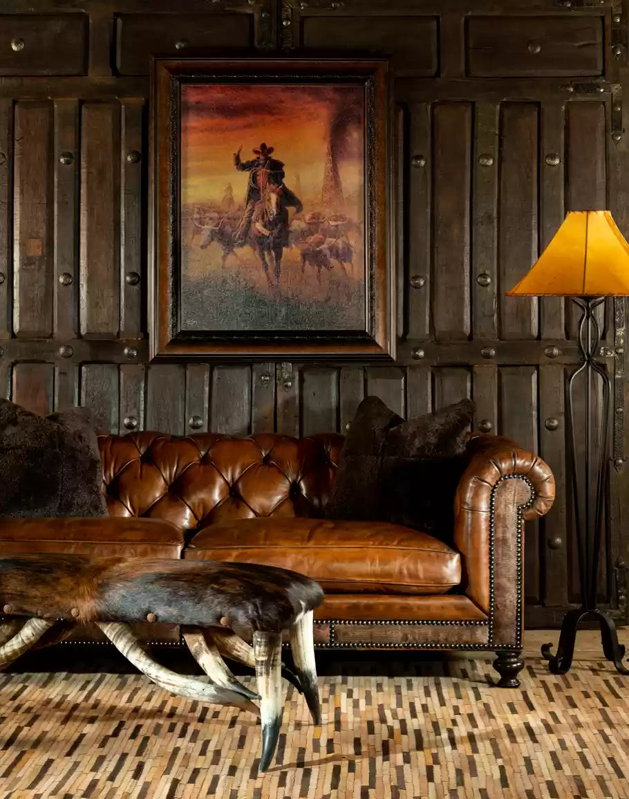 Sauvage Dark Chesterfield Sofa