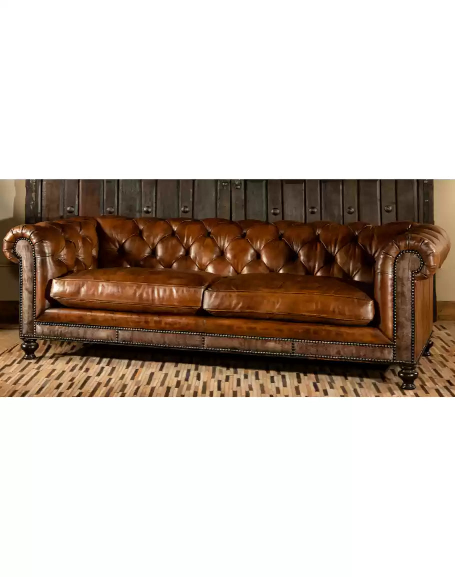 Sauvage Dark Chesterfield Sofa