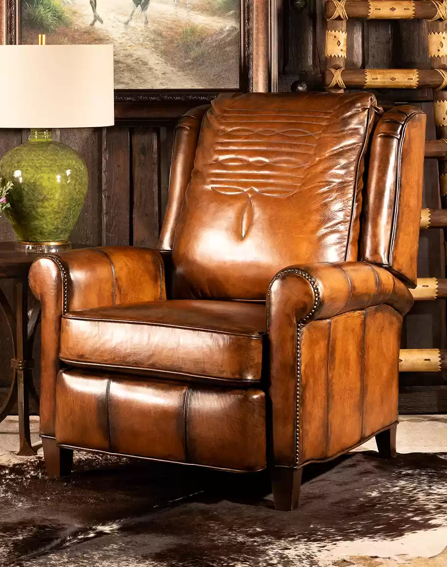 King Ranch Leather Recliner Cattlemens Interiors