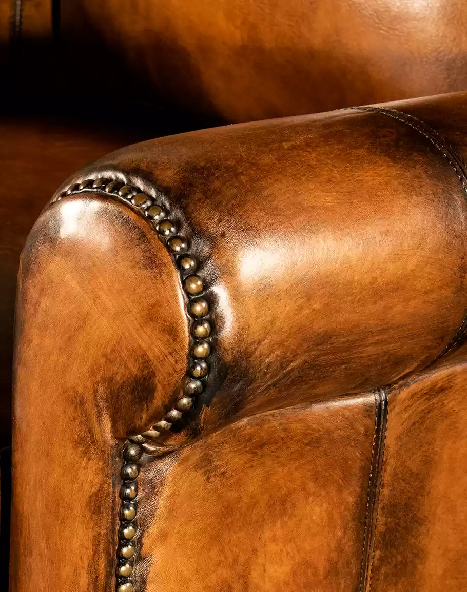 King Ranch Leather Recliner