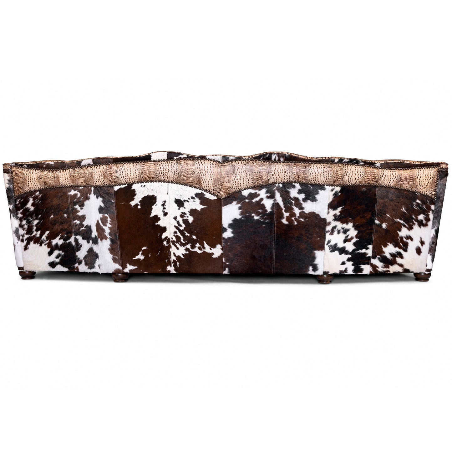 Leather Sofa w/ Croc