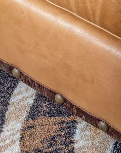 Alpine Ivory Leather Sofa