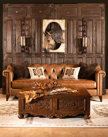 Avondale Leather Chesterfield Sofa
