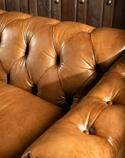 Avondale Leather Chesterfield Sofa