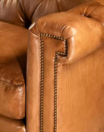 Avondale Leather Chesterfield Sofa