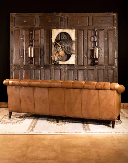 Avondale Leather Chesterfield Sofa