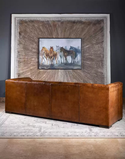 Baccarat Leather Sofa