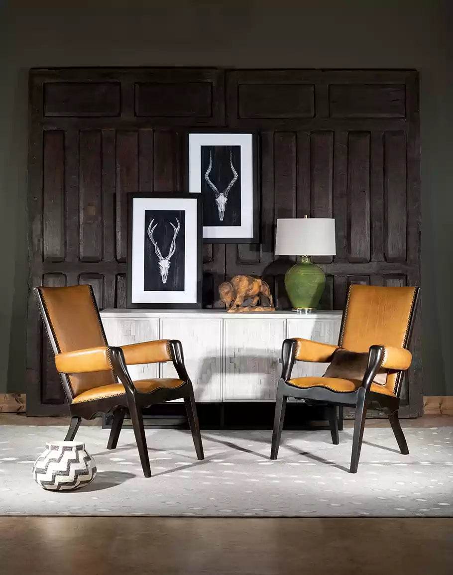 Boland Leather Chair – Cattlemens Interiors