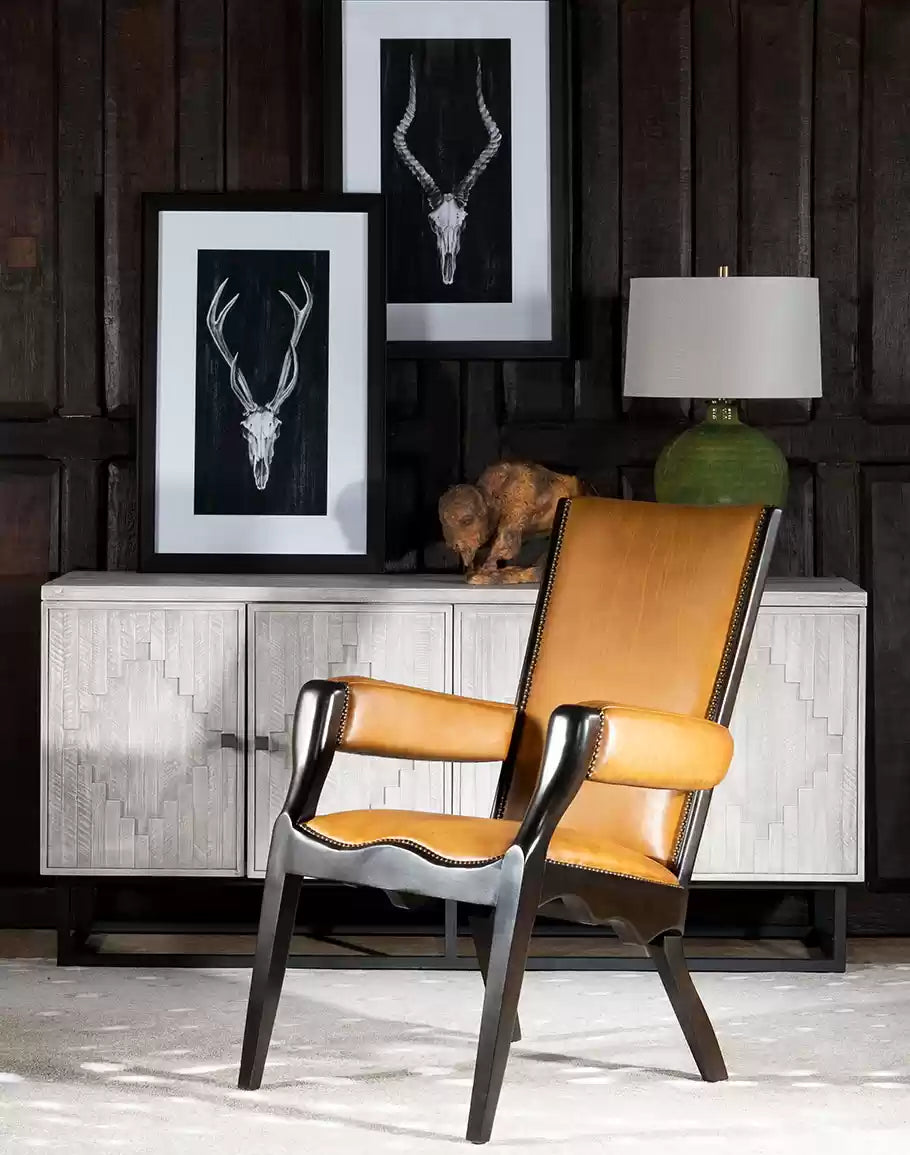 Boland Leather Chair – Cattlemens Interiors