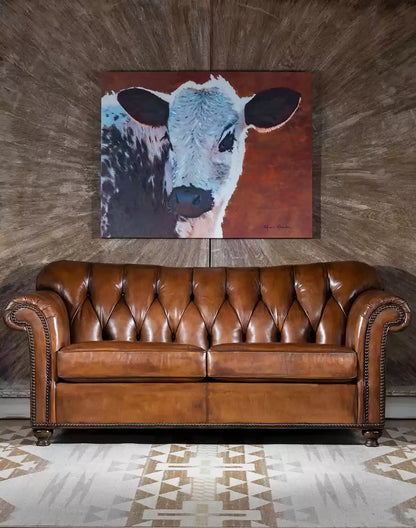 Bowie Leather Loveseat