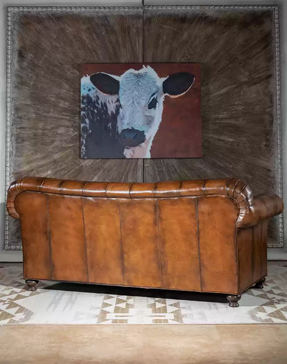 Bowie Leather Loveseat