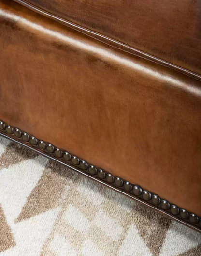 Bowie Leather Loveseat