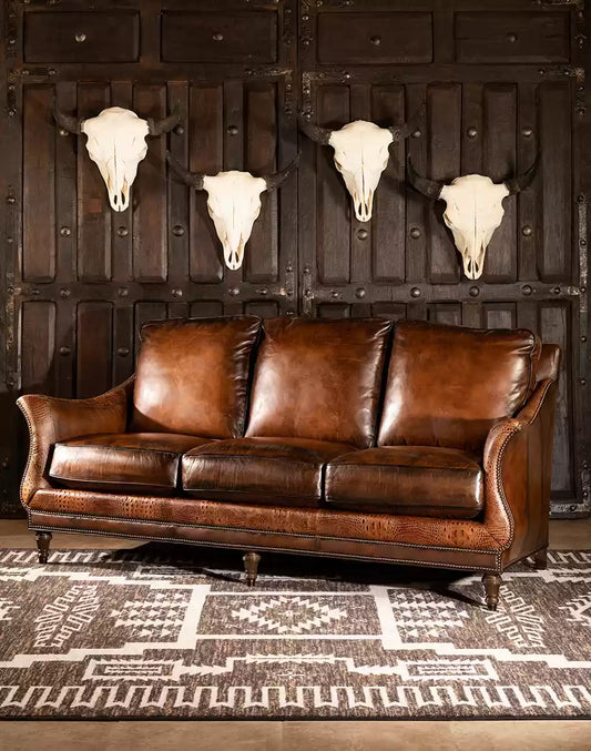 Calexico Leather Sofa