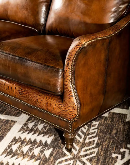 Calexico Leather Sofa