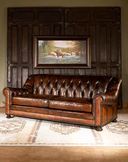 Colchester Leather Sofa