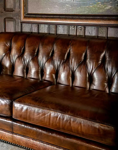 Colchester Leather Sofa