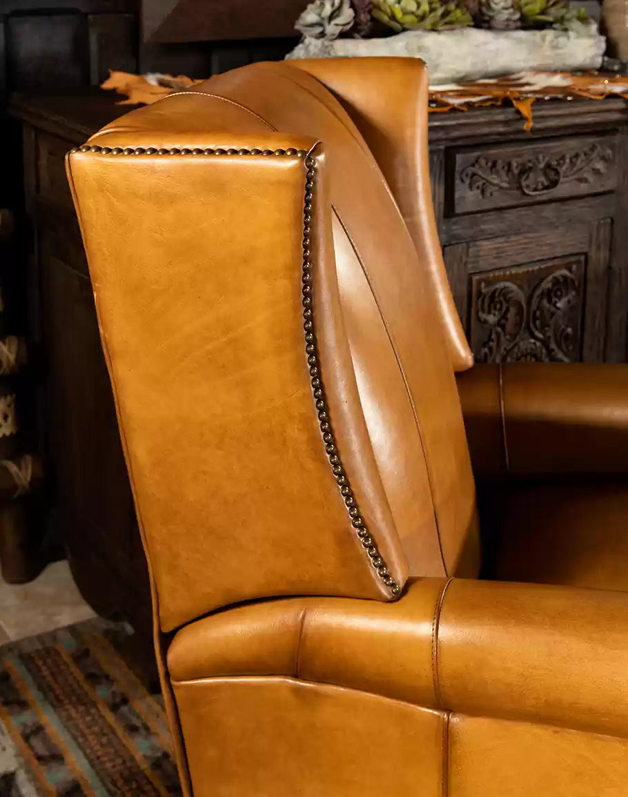 Dalhart Saddle Leather Recliner