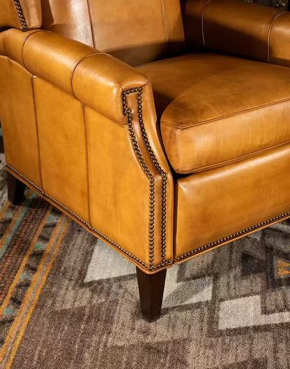 Dalhart Saddle Leather Recliner