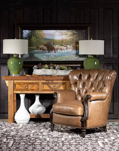 Dorchester Tufted Leather Chair