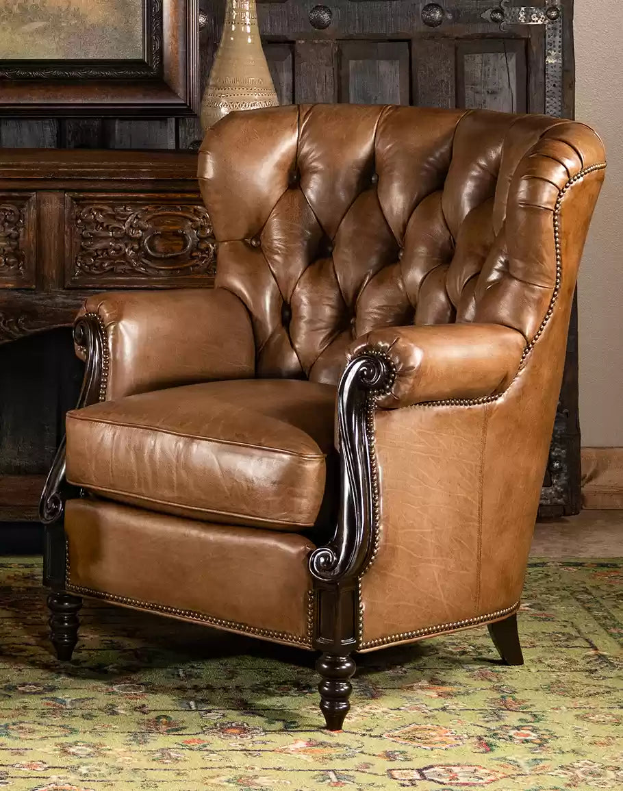 Dorchester Tufted Leather Chair