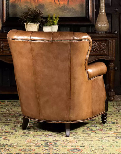 Dorchester Tufted Leather Chair