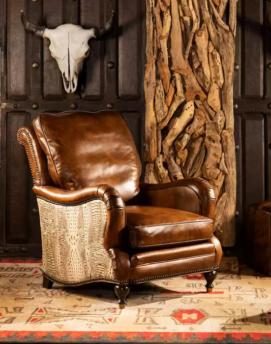 Dutton Sauvage Leather Chair