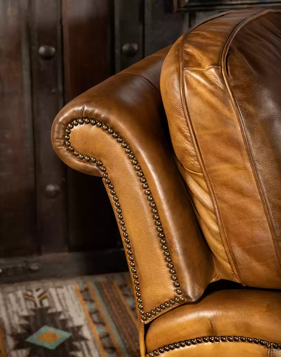 Dutton Saddle Leather Recliner