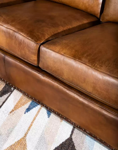 Emerson Bark Leather Sofa