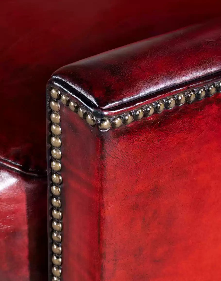 Estella Red Leather Chair