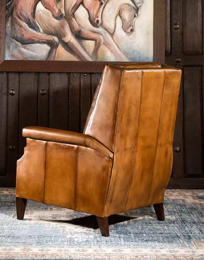 Ghent Saddle Leather Recliner