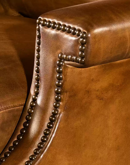 Ghent Saddle Leather Recliner
