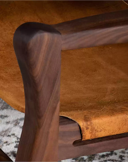 Greco Leather Sling Chair